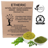Etheric Natural Chemical Free - Indigo & Henna Powder based Hair Color Dye | Ammonia & PPD free