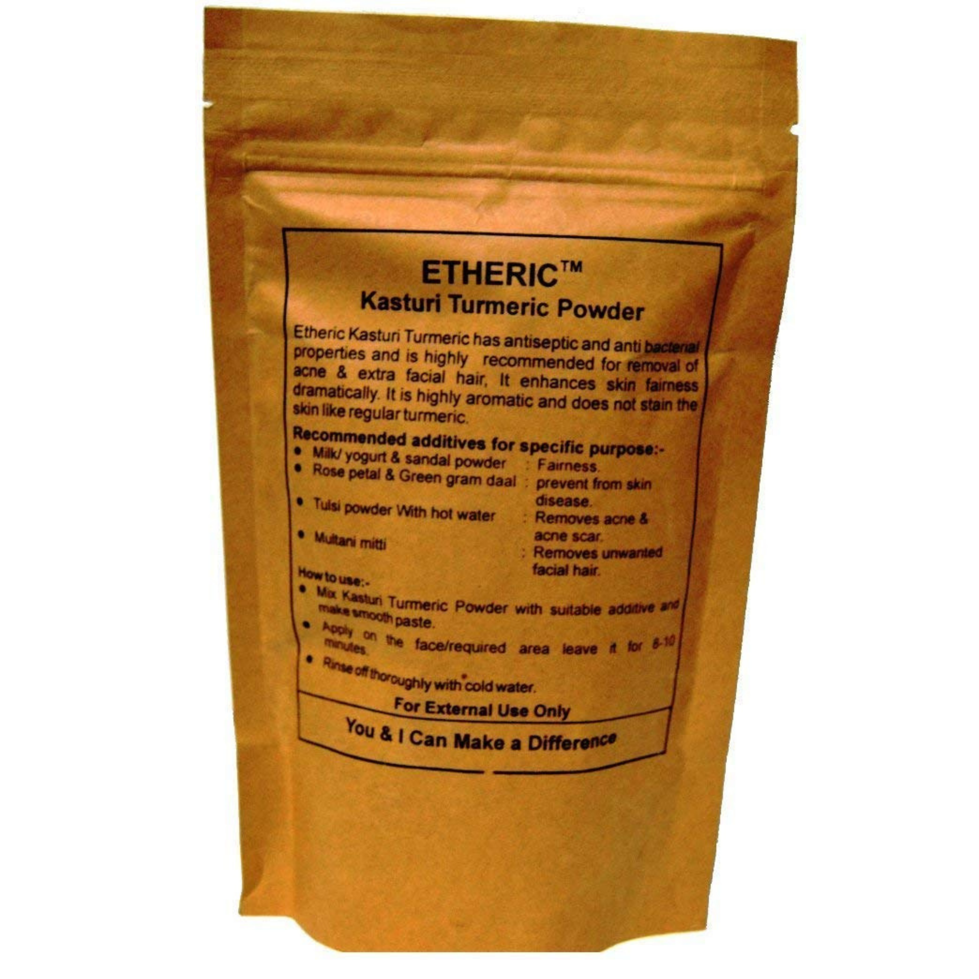 Etheric Kasturi Turmeric Powder for remove acne & skin fairness (150 gm)